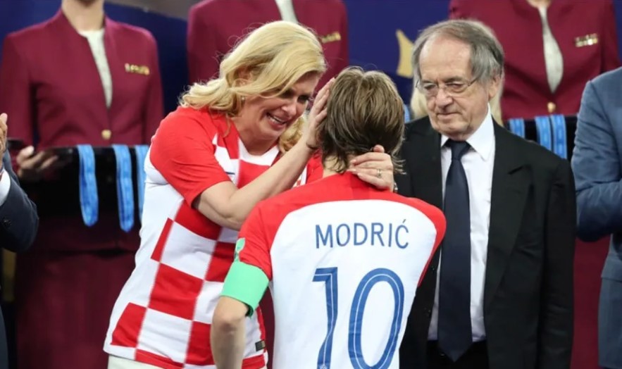 2018世界盃-莫德里奇與克羅地亞總理