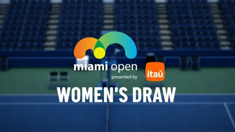 2024 Miami Open邁阿密公開賽主要女單名單