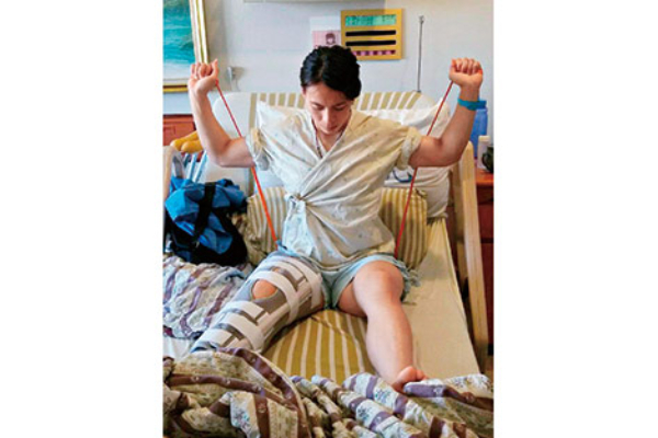 郭婞淳2014年備戰亞運期間不幸遭遇右大腿肌肉斷裂傷。