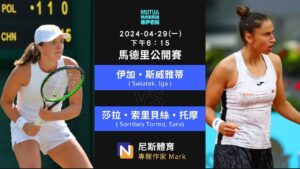 2024-04-29 WTA 馬德里公開賽 Mutua Madrid Open 16強賽前預測
