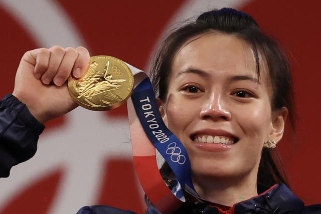 2020年東京奧運，郭婞淳打破紀錄摘金。