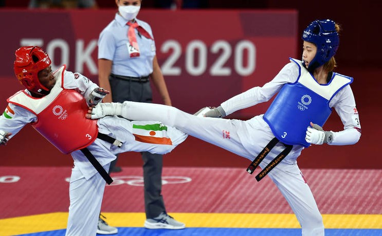 羅嘉翎奪東京奧運女子跆拳道57公斤級銅牌。
