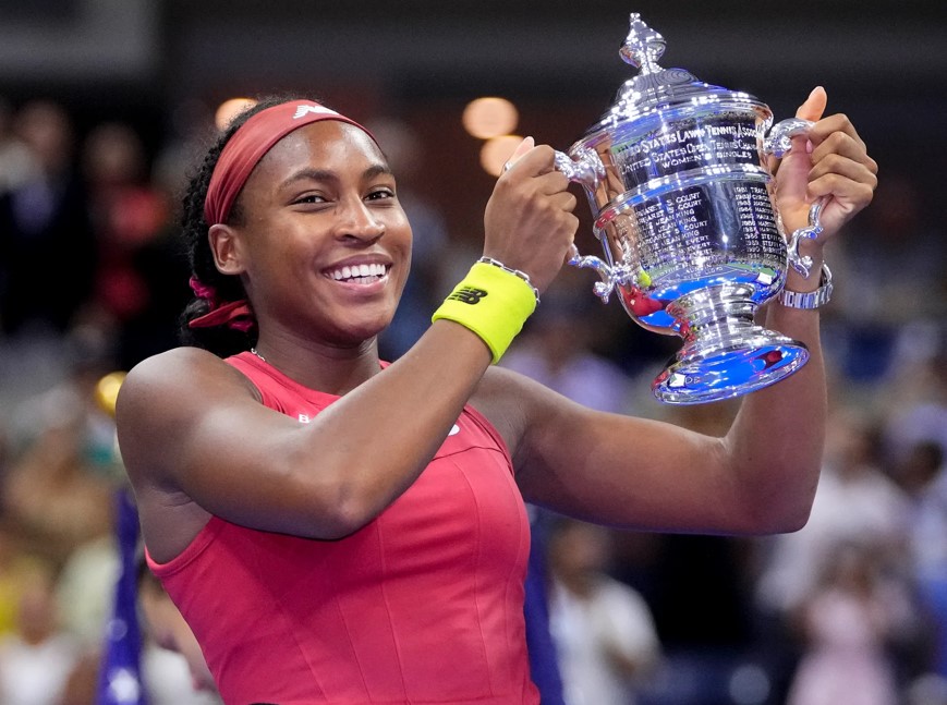 2023年美網女單冠軍：高夫（Coco Gauff）（圖／AP Photo）