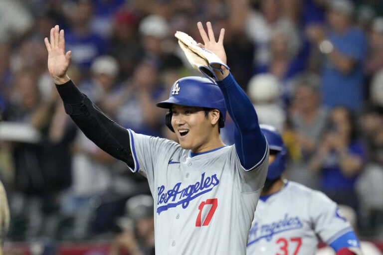 MLB／大谷翔平第44轟出爐 領MVP打線「霸氣三連轟」