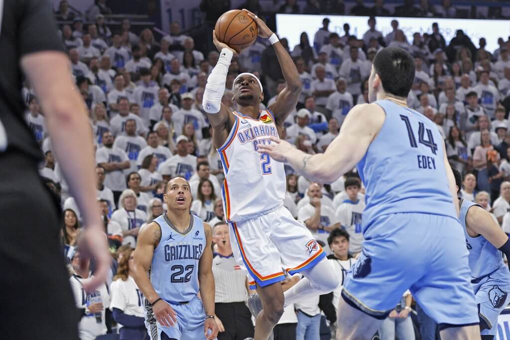 NBA/史上最大分差紀錄51分!雷霆季後賽G1下馬威虐翻灰熊