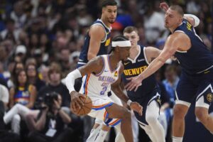 NBA／雷霆全場嚴防金塊約基奇！SGA關鍵8分+25分強勢逆轉
