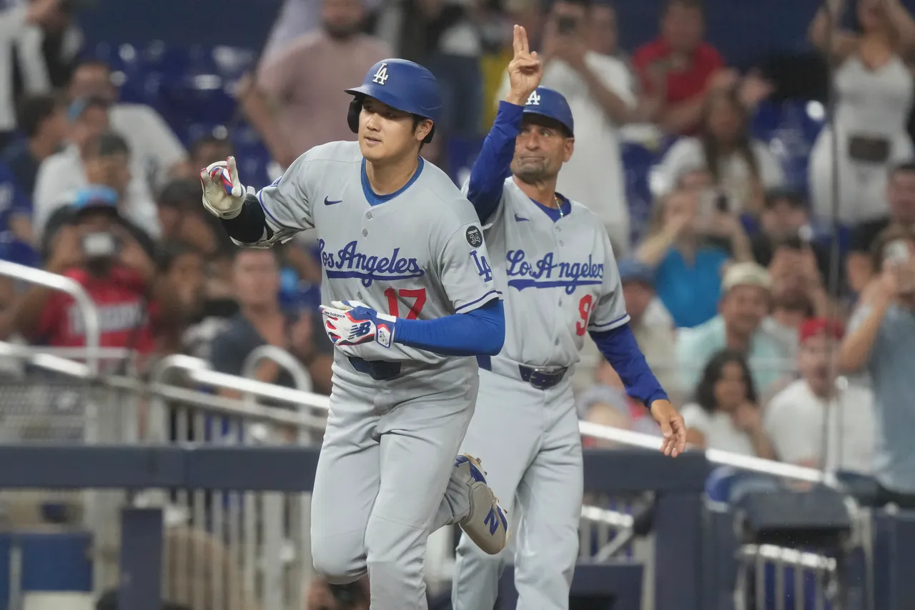 MLB/道奇擊退巨人奪系列賽 大谷翔平賽前穩居全壘打、得分雙冠王