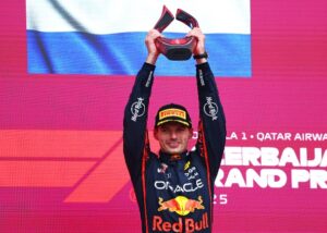 F1／維斯塔潘強勢奪冠 阿塞拜疆站全程領跑